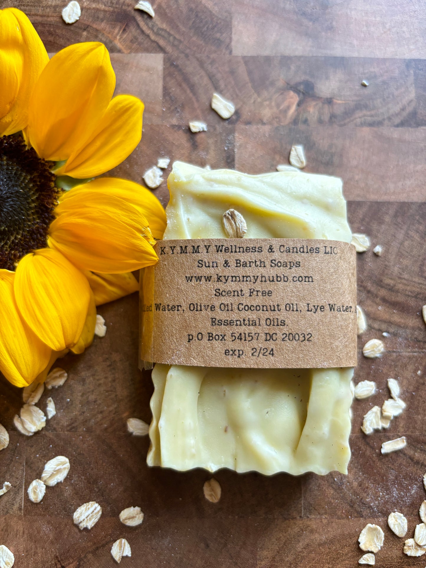 SCENT FREE OATMEAL NATURAL BAR SOAP