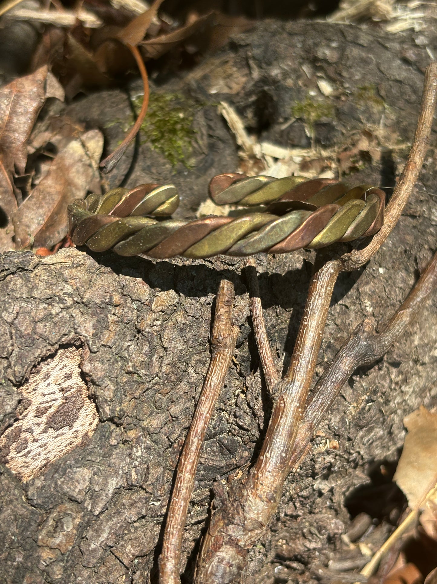 Braided Copper Bangle