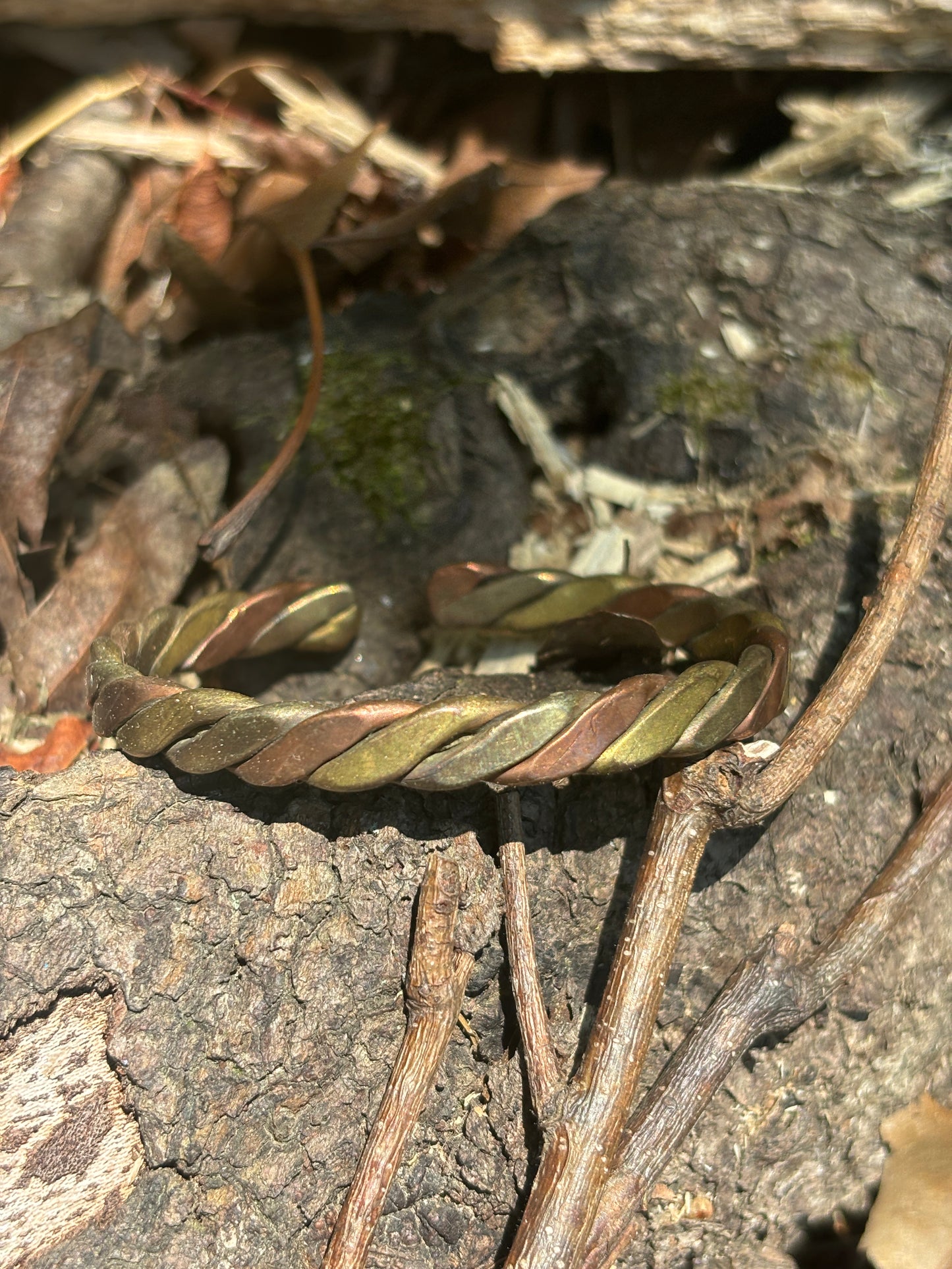 Braided Copper Bangle