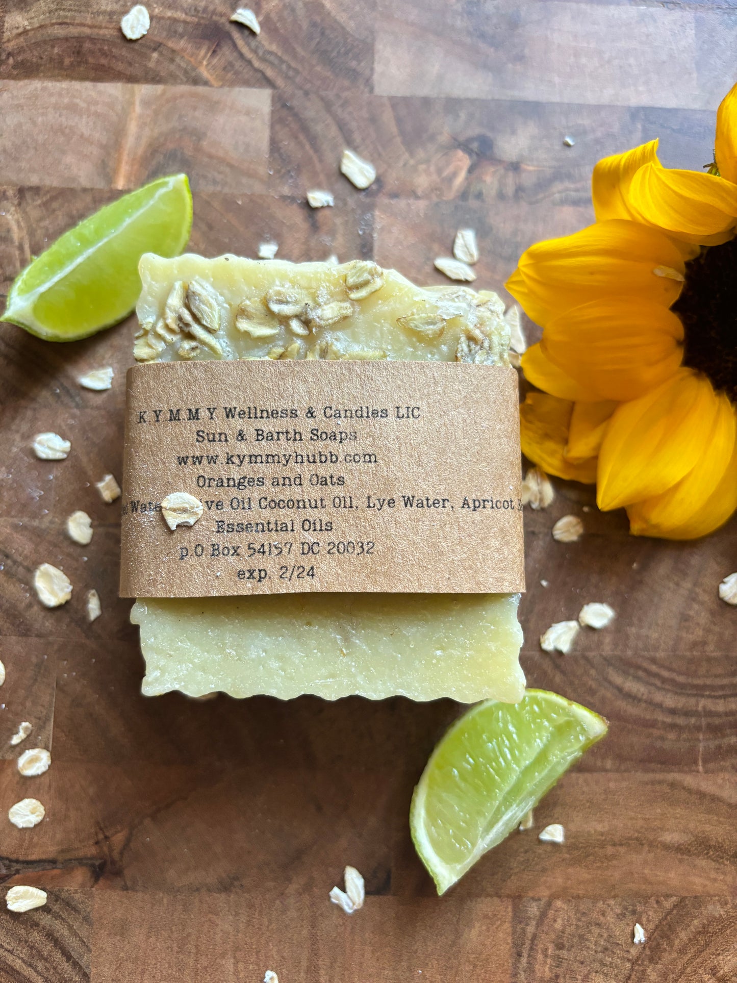 ORANGES AND OATS NATURAL BAR SOAP